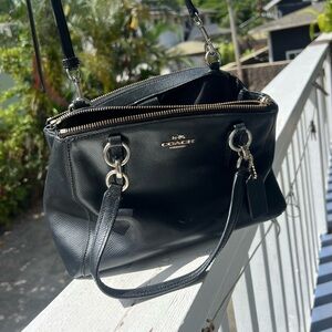 Black coach purse